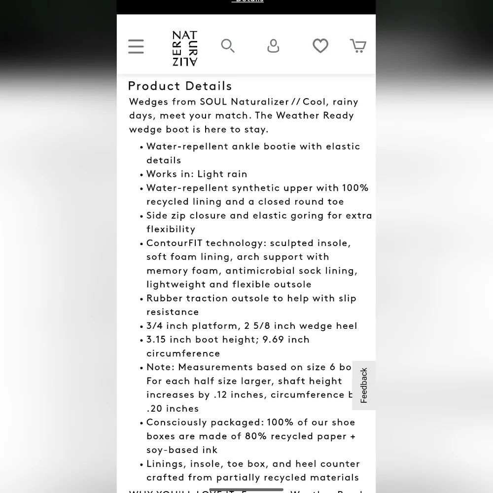 Naturalizer Black Ankle Booties - Picture 3 of 3